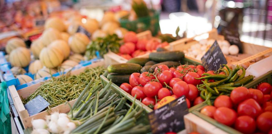 Le marché de Lacanau